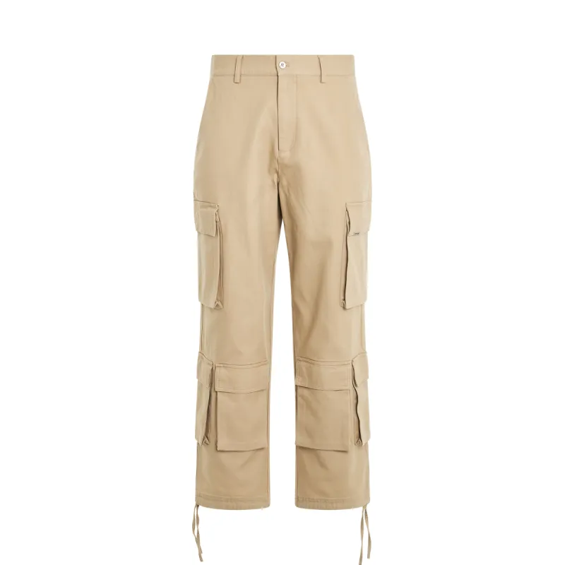 Baggy Cargo Pants in Sandstone sold by MARAIS
