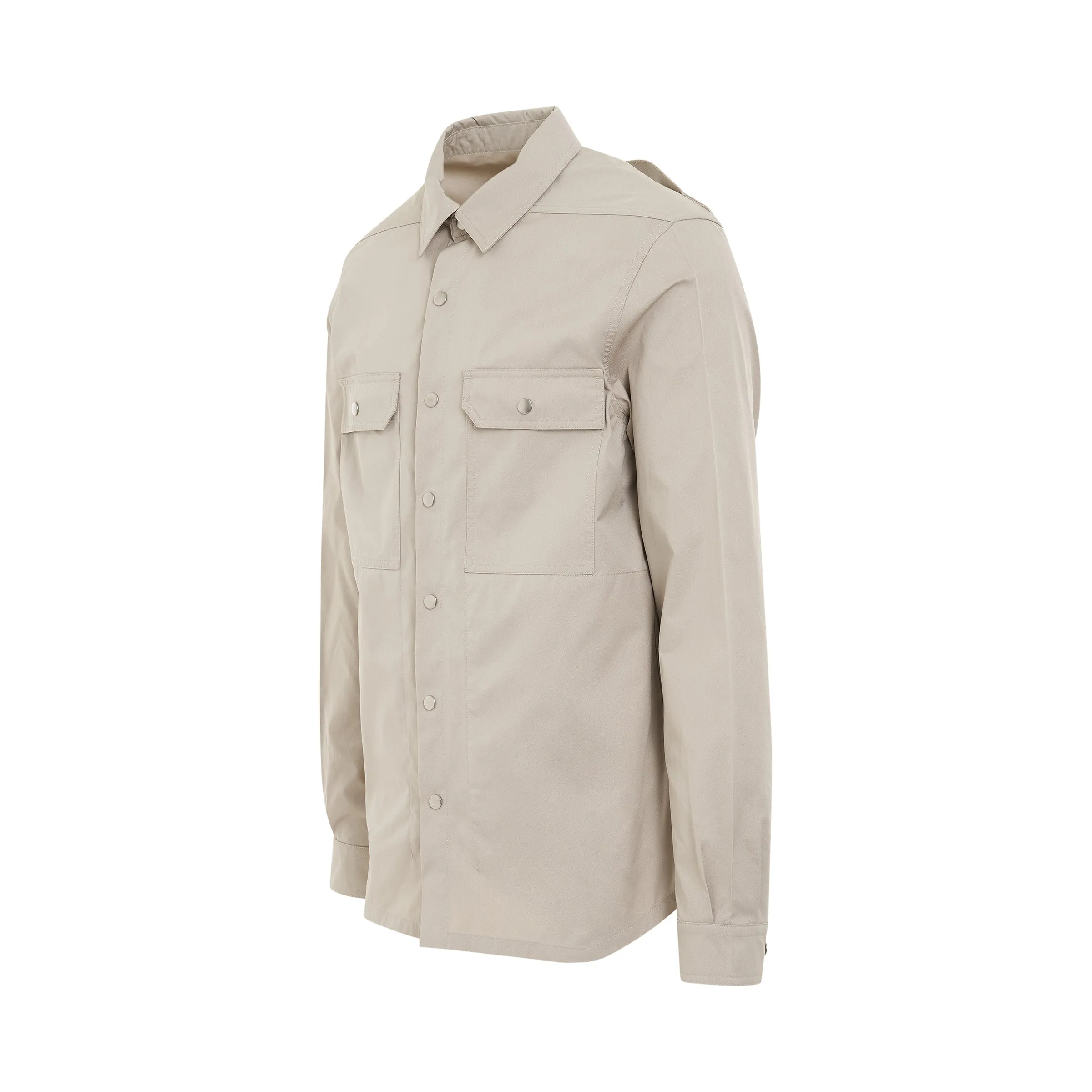 Woven Outershirt Jacket in Pearl sold by MARAIS product image thumbnail 2