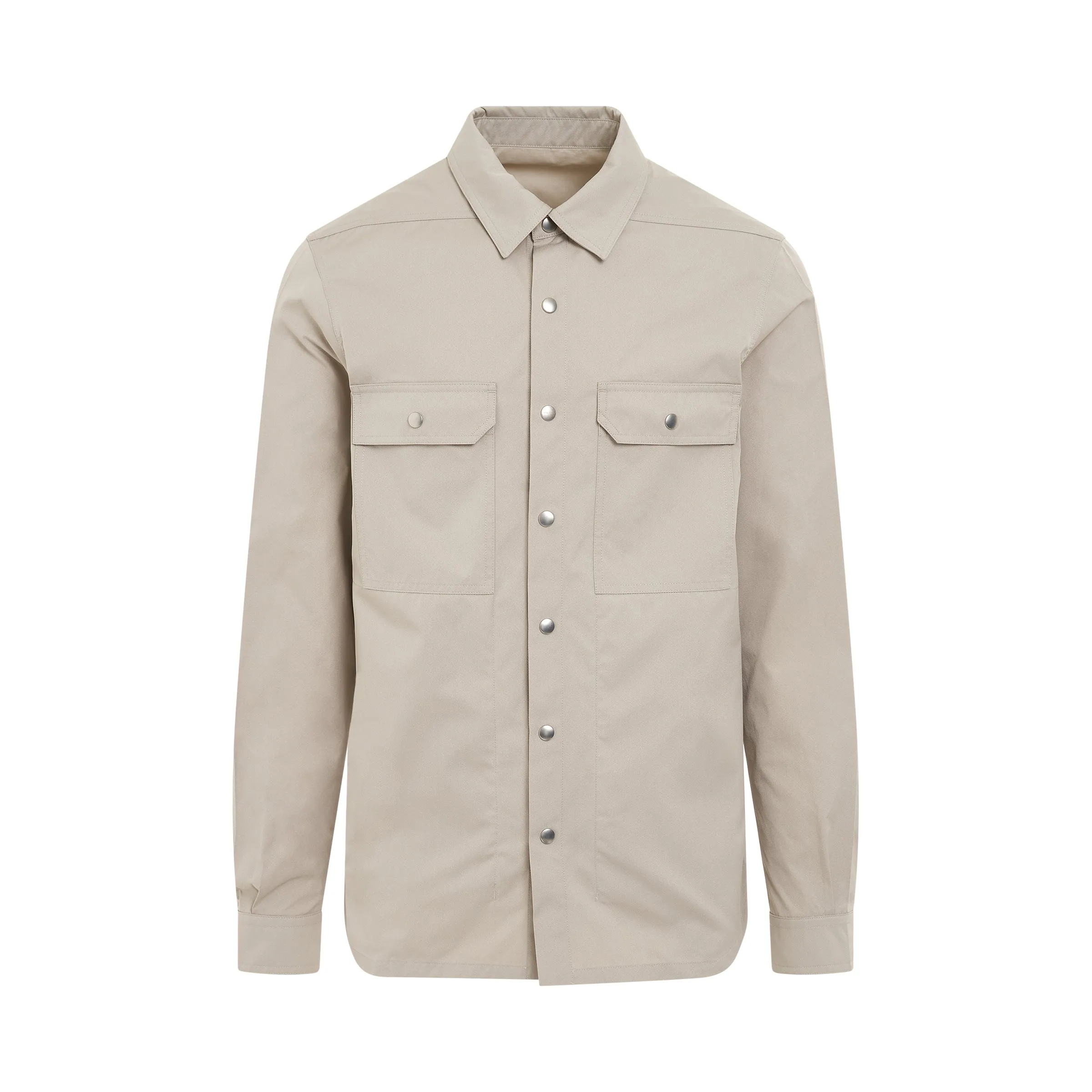 Woven Outershirt Jacket in Pearl sold by MARAIS