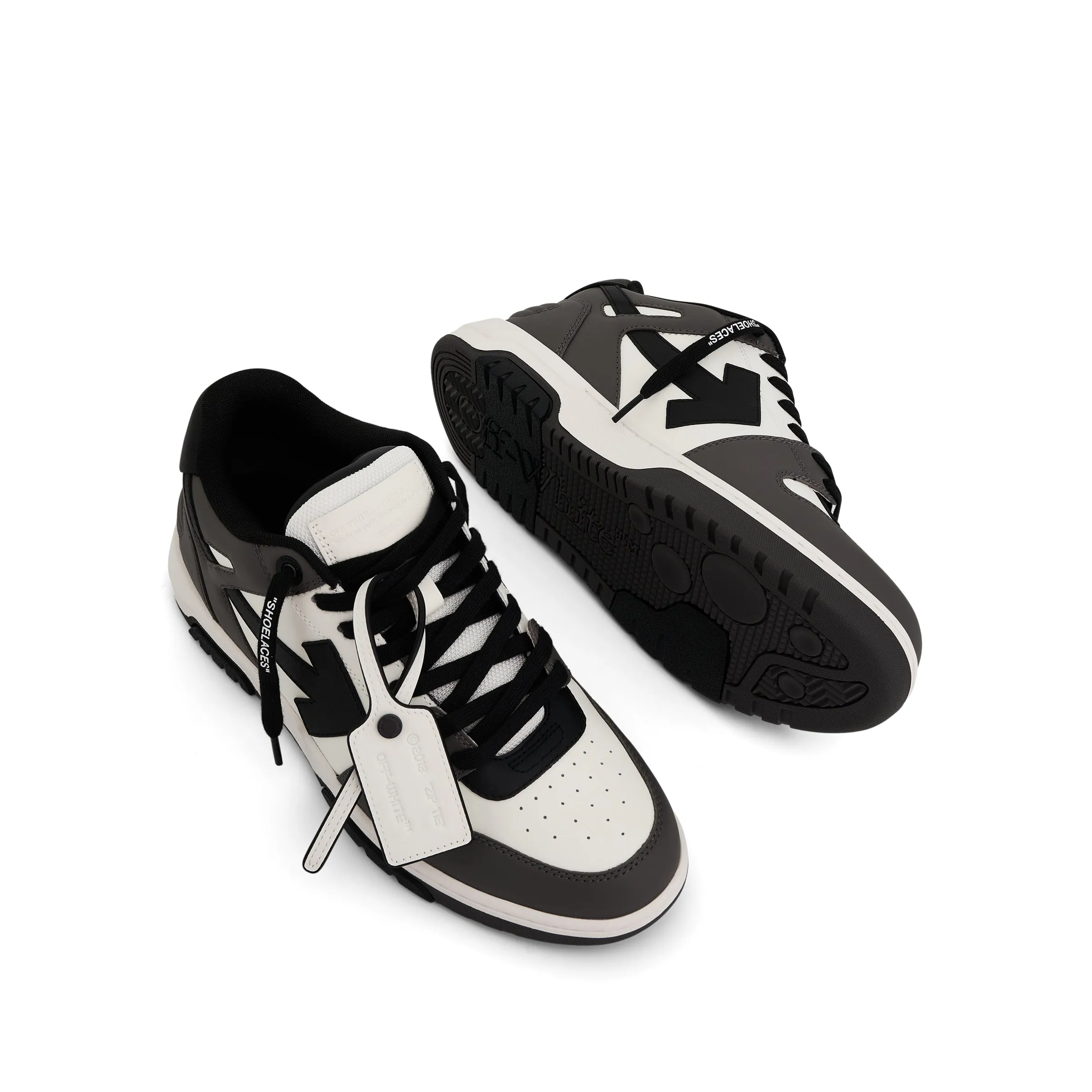 Out of Office Calf Leather Sneaker Dark Grey/Black sold by MARAIS product image thumbnail 4