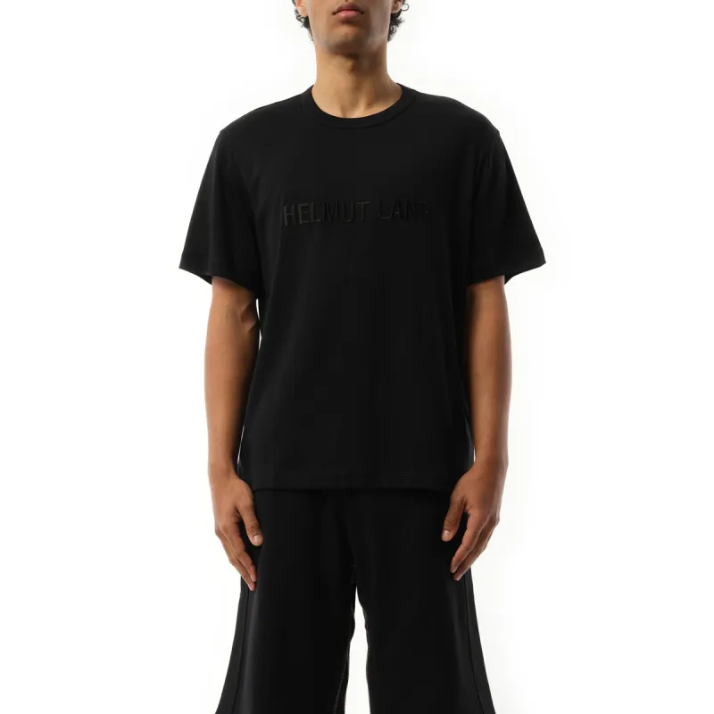 Logo Embroidered T-Shirt in Black sold by MARAIS