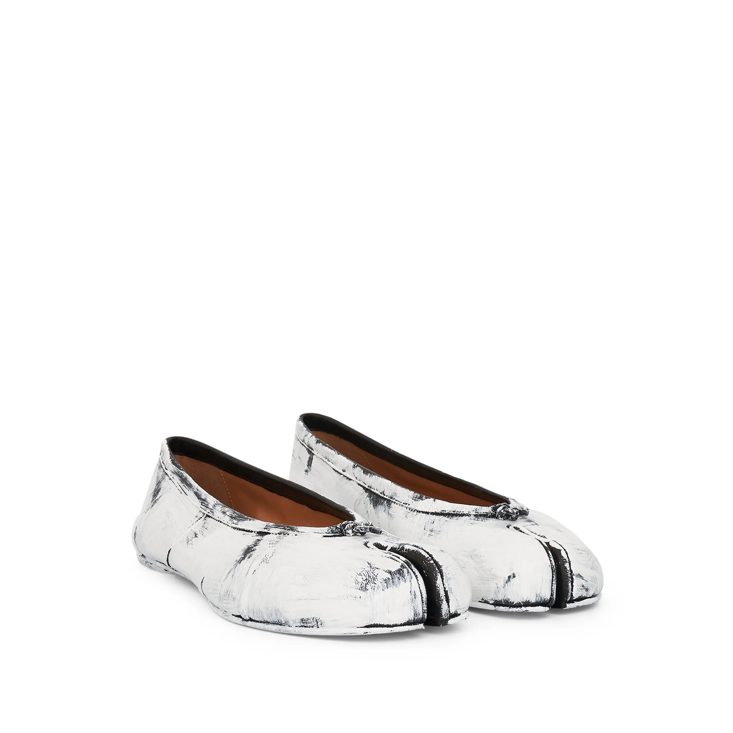 New Tabi Ballerina Shoes in Black/White sold by MARAIS product image thumbnail 2