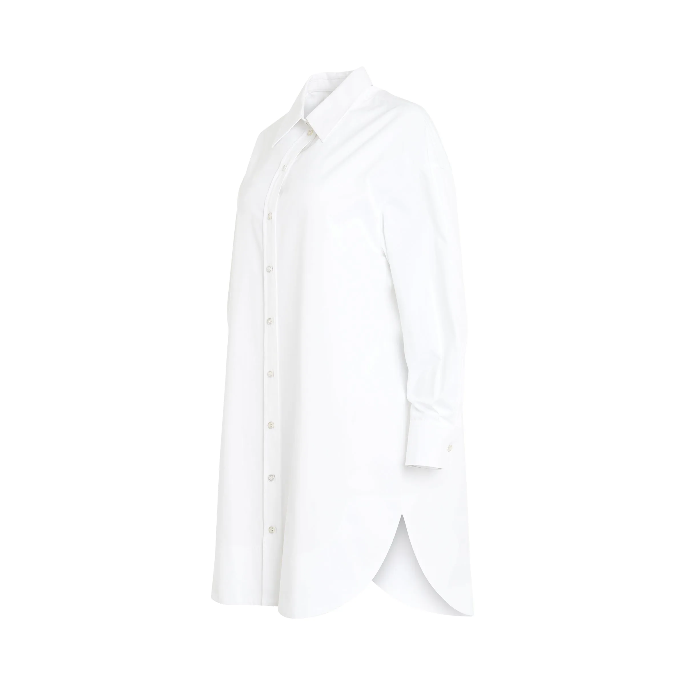 Mini Shirt Dress in White sold by MARAIS product image thumbnail 2