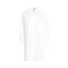 Mini Shirt Dress in White sold by MARAIS