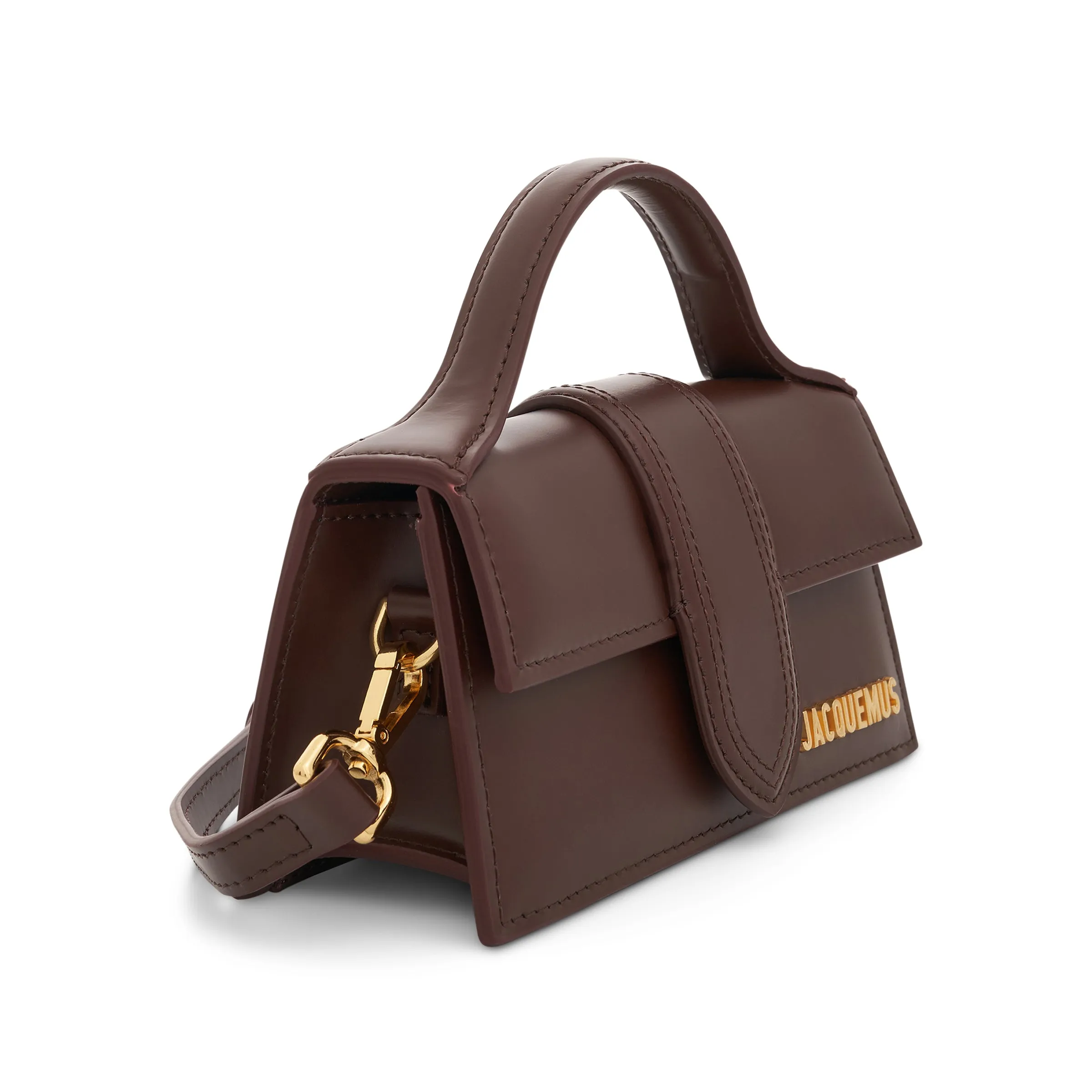 Le Bambino Mini Leather Bag in Brown sold by MARAIS product image thumbnail 2