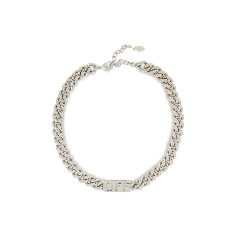 Off Chain Necklace in Silver sold by MARAIS