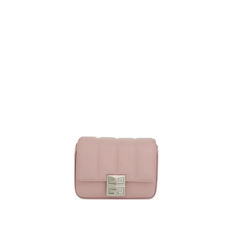 Small 4G XBody Bag in Lamb Leather in Blush Pink sold by MARAIS
