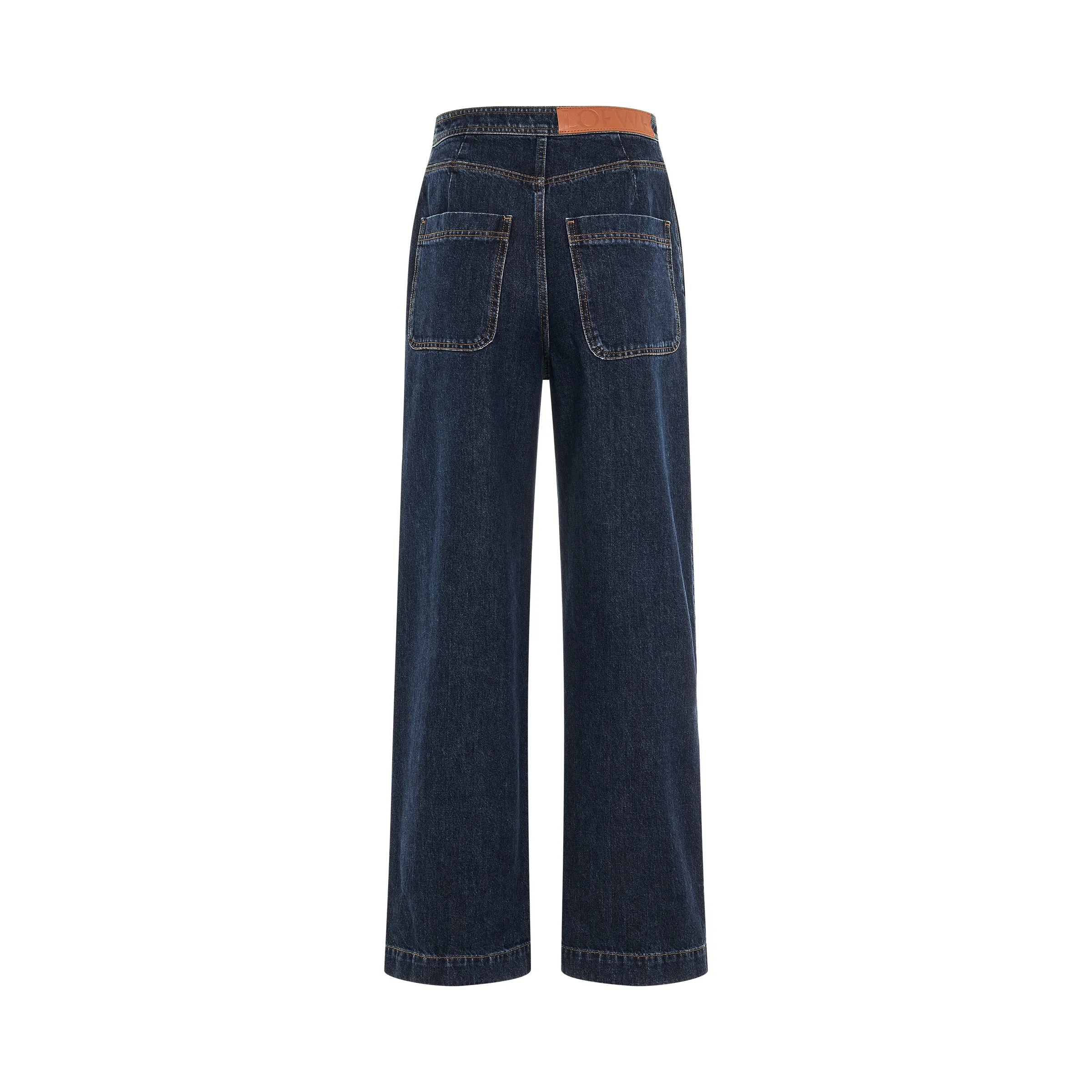 High Waisted Jeans in Raw Denim sold by MARAIS product image thumbnail 4