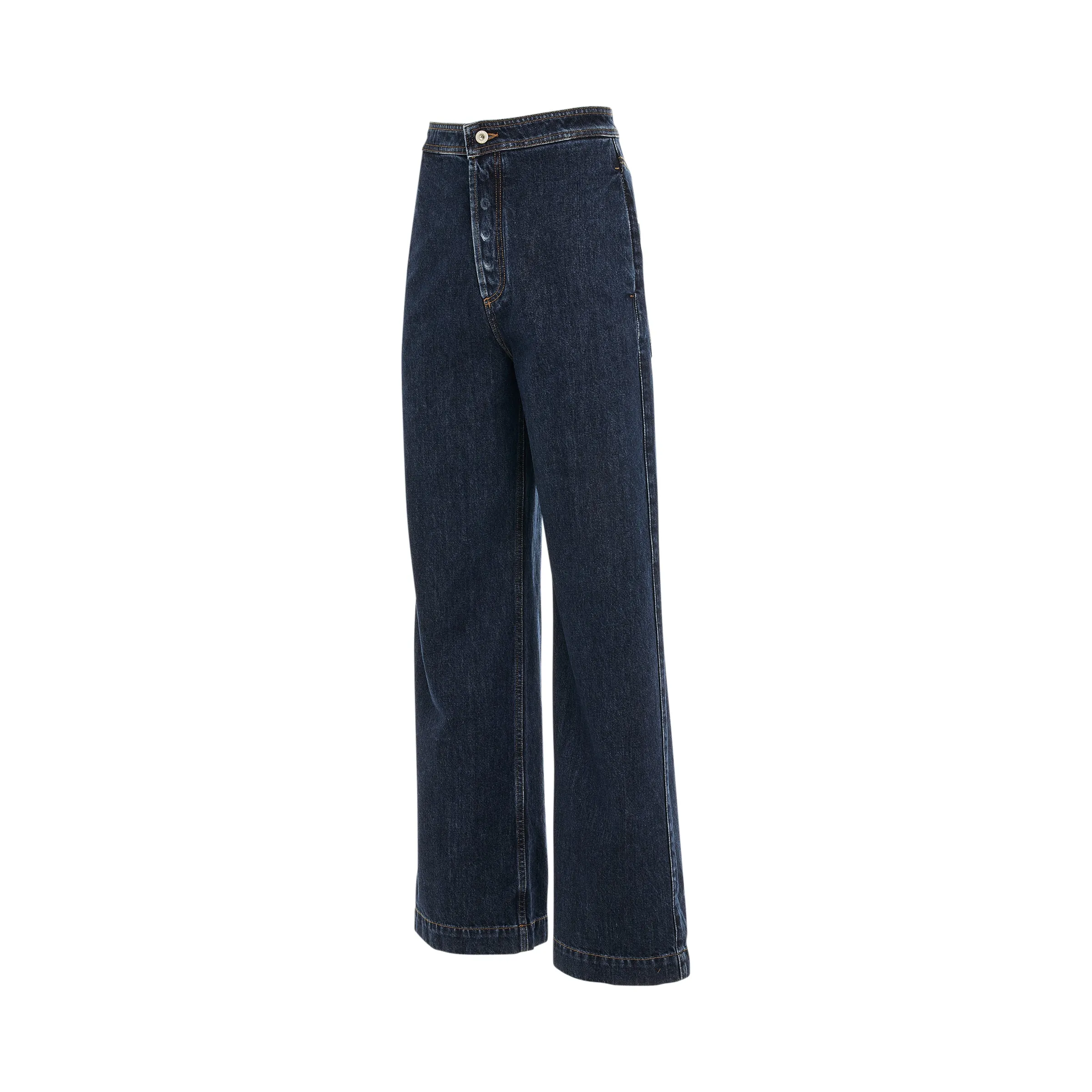 High Waisted Jeans in Raw Denim sold by MARAIS product image thumbnail 2
