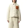 Denim Workwear Jacket in Ecru sold by MARAIS