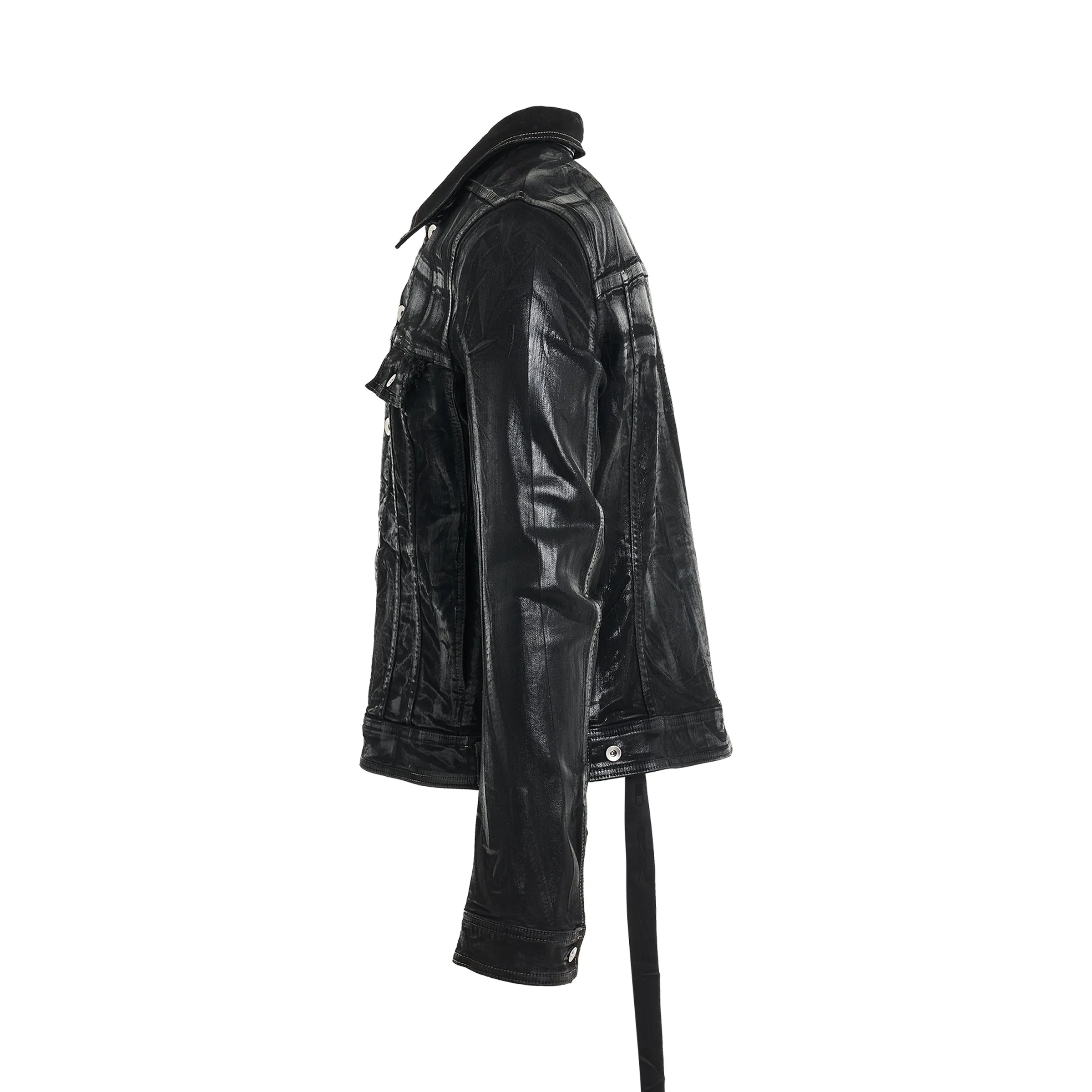 Trucker Jacket in Black sold by MARAIS product image thumbnail 3