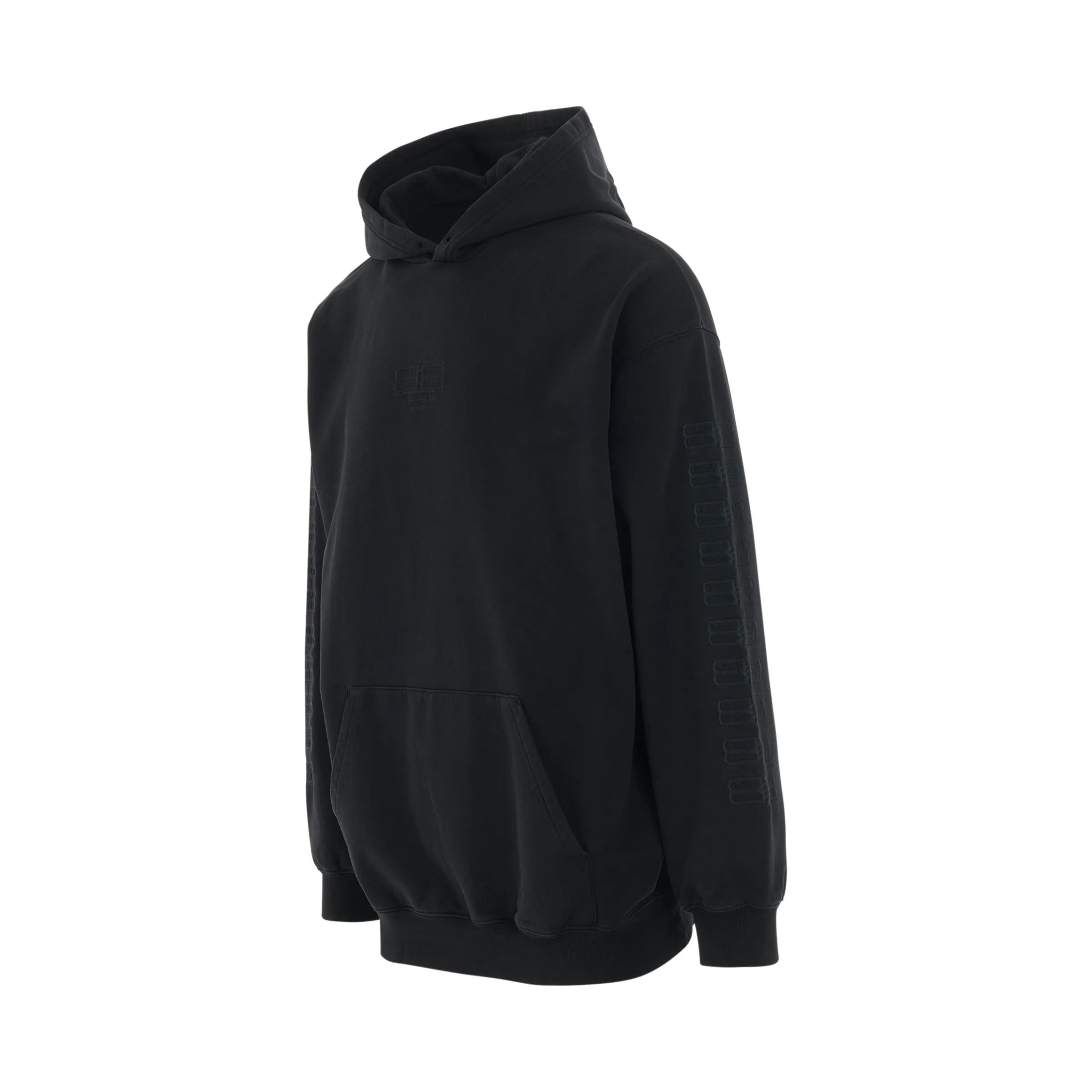 Medium Fit Hoodie in Washed Black sold by MARAIS product image thumbnail 2