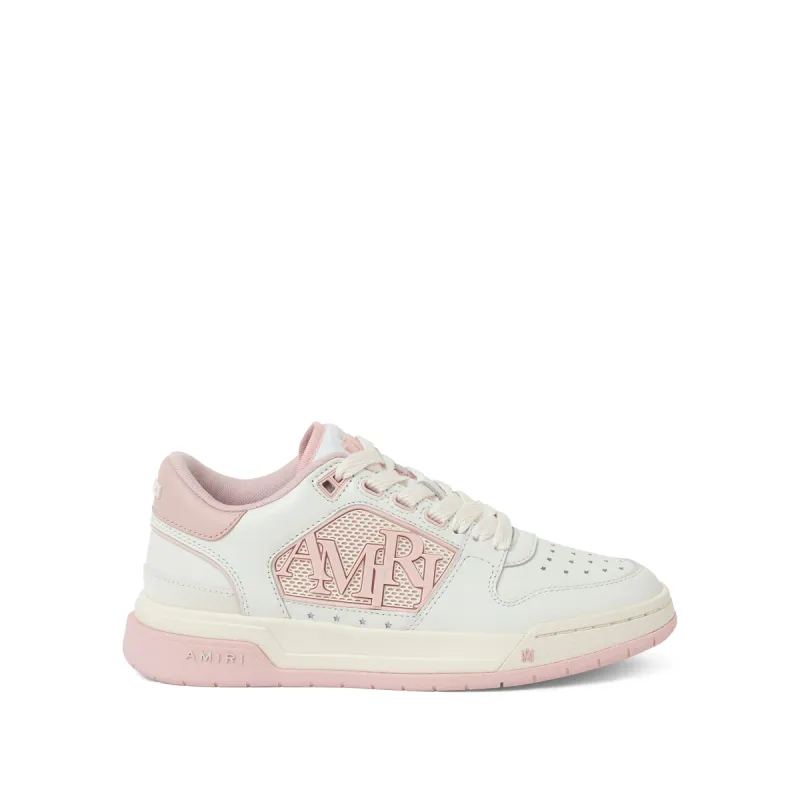 Classic Low Sneaker in White/Pink sold by MARAIS