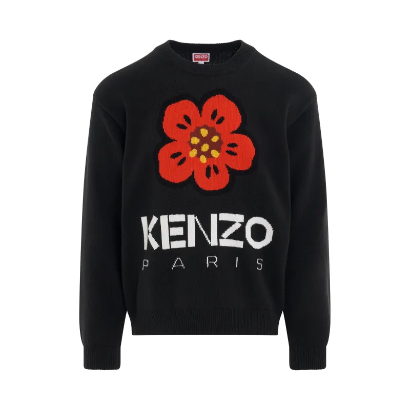 Boke Flower Jumper in Black sold by MARAIS