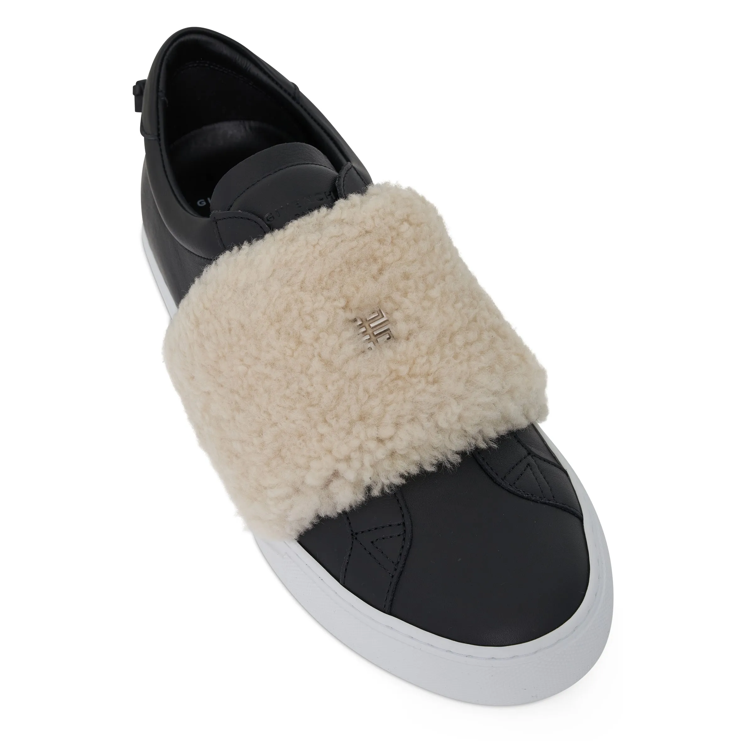Urban Street Elastic Band Sneaker in Black/Natural sold by MARAIS product image thumbnail 4