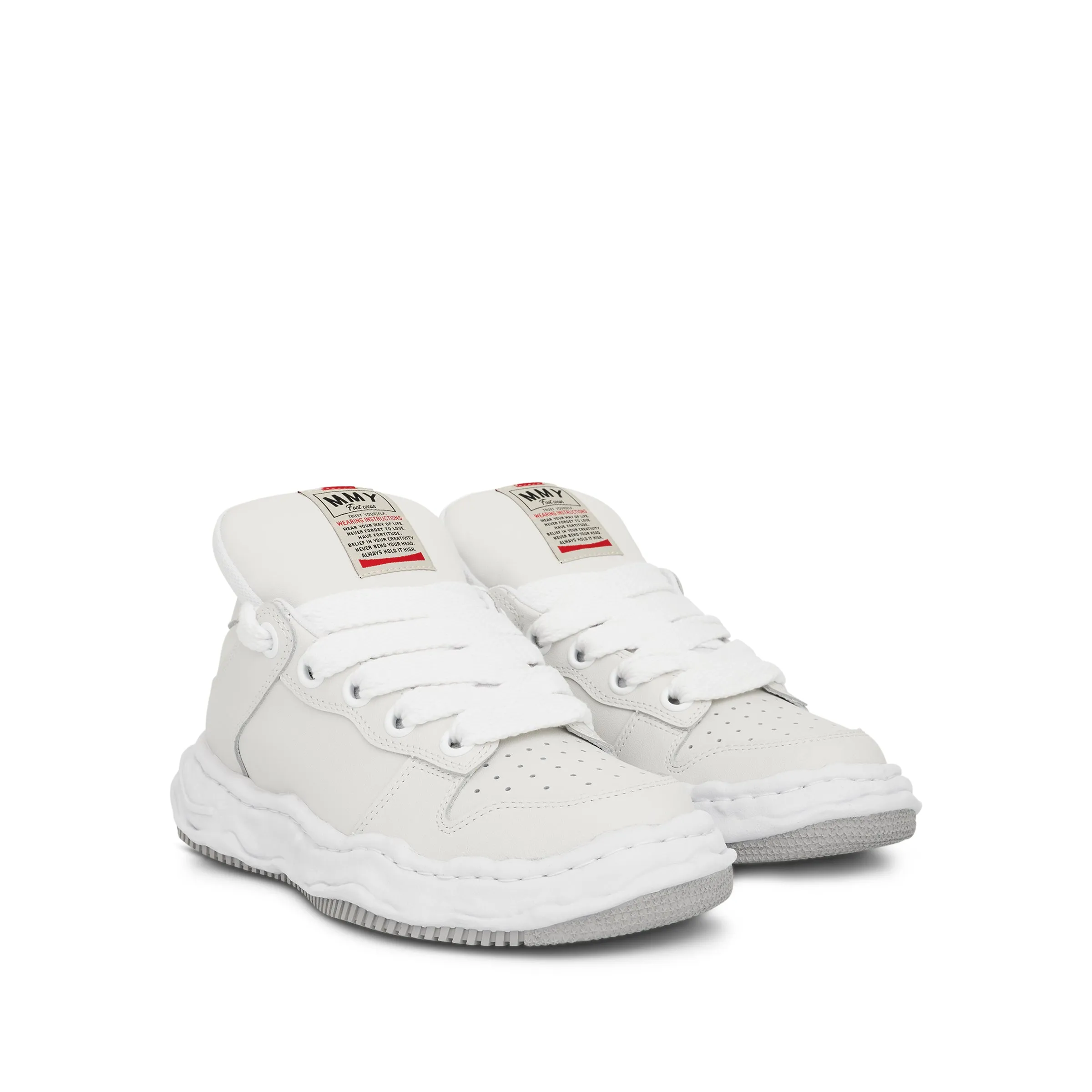 Wayne OG Puffer Sneaker in White sold by MARAIS product image thumbnail 2