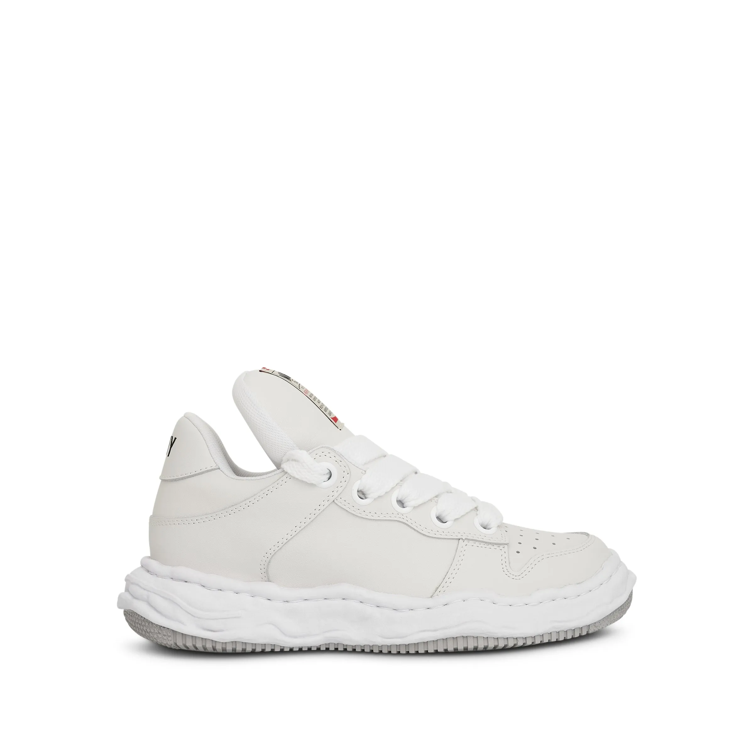 Wayne OG Puffer Sneaker in White sold by MARAIS
