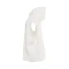 Sleeveless Logo Hoodie in Stone White sold by MARAIS