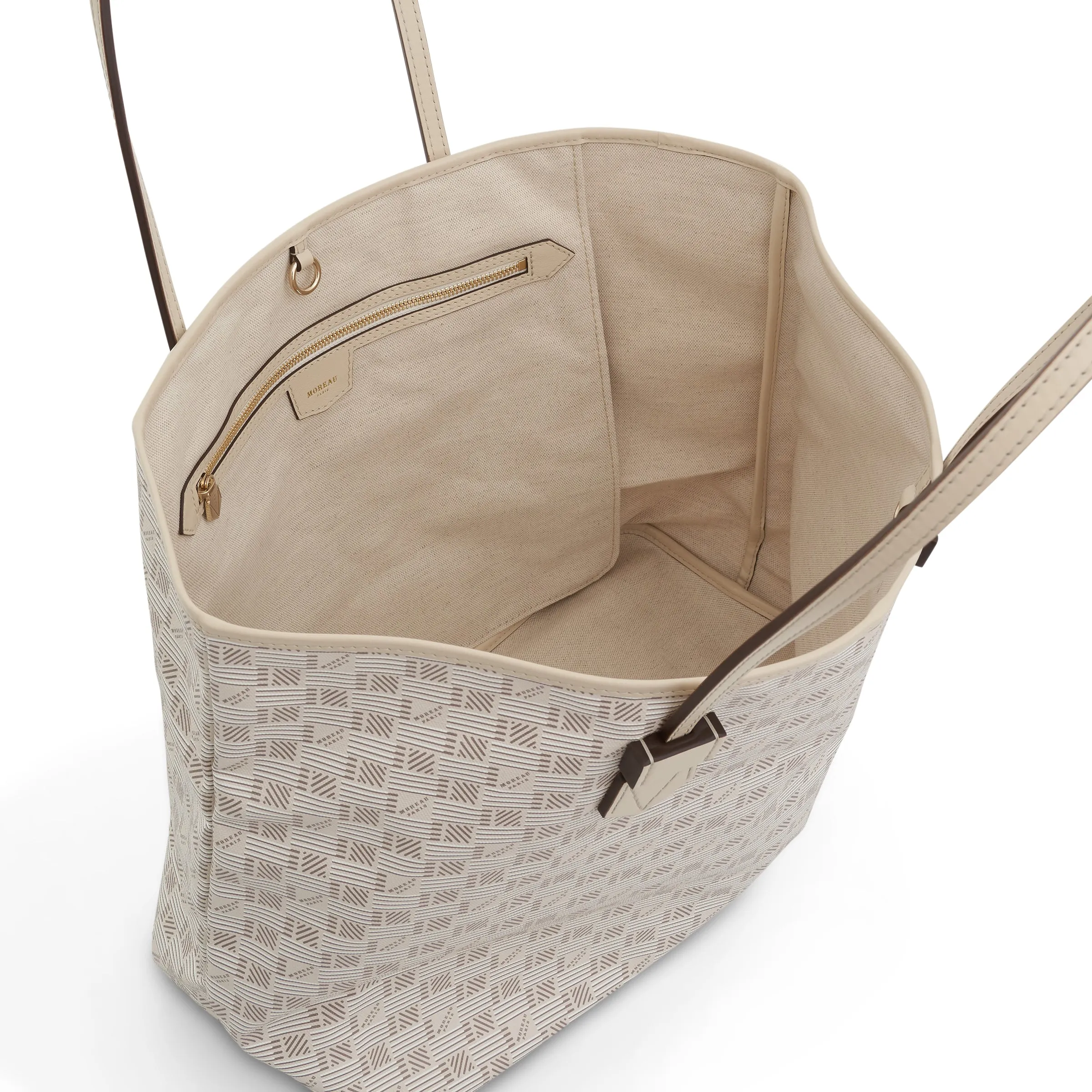 Saint Tropez Tote GM in Milk sold by MARAIS product image thumbnail 4