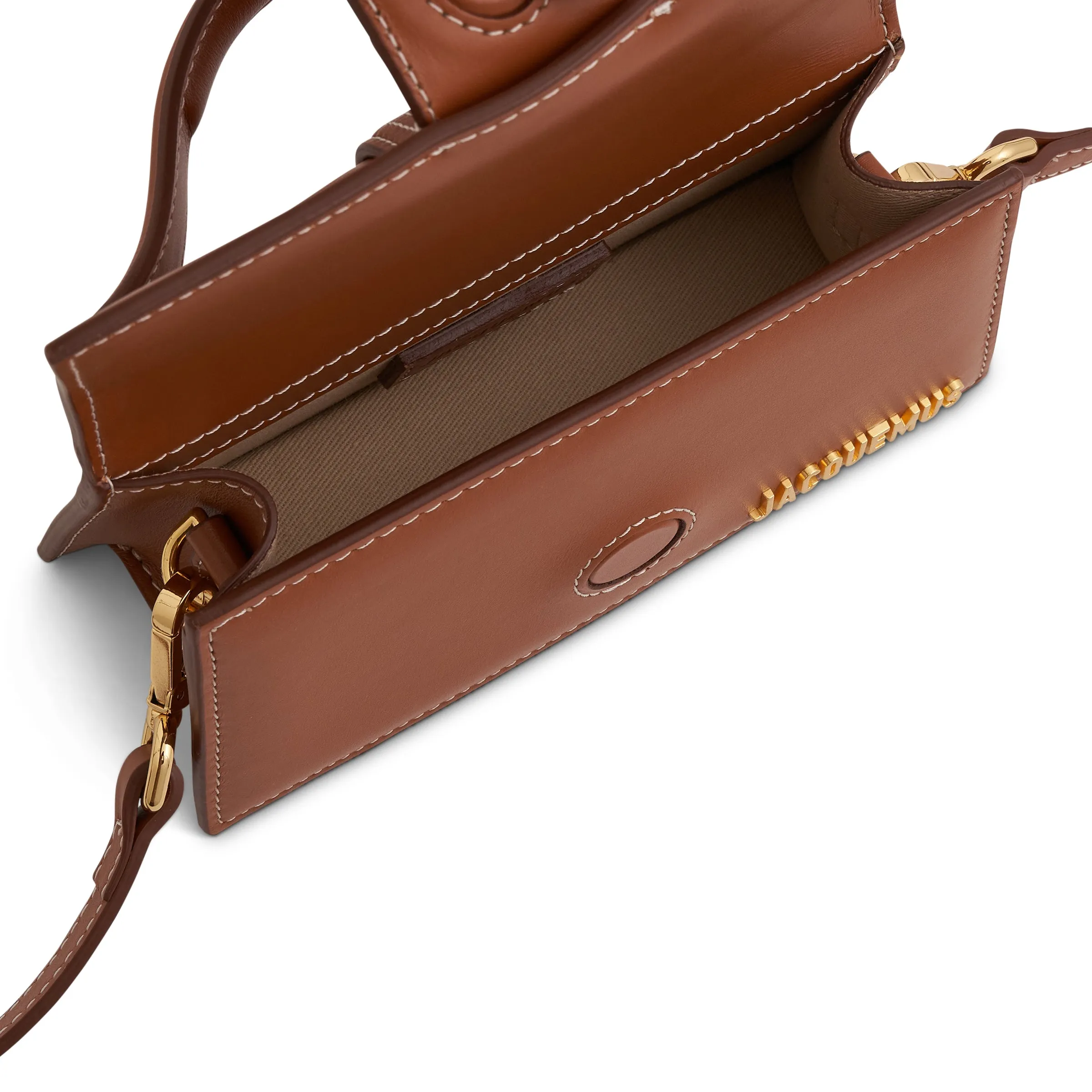 Le Bambino Mini Leather Bag in Light Brown sold by MARAIS product image thumbnail 5