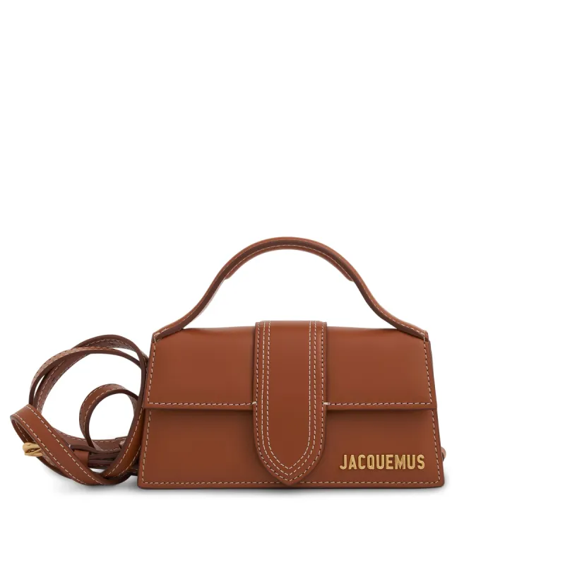 Le Bambino Mini Leather Bag in Light Brown sold by MARAIS