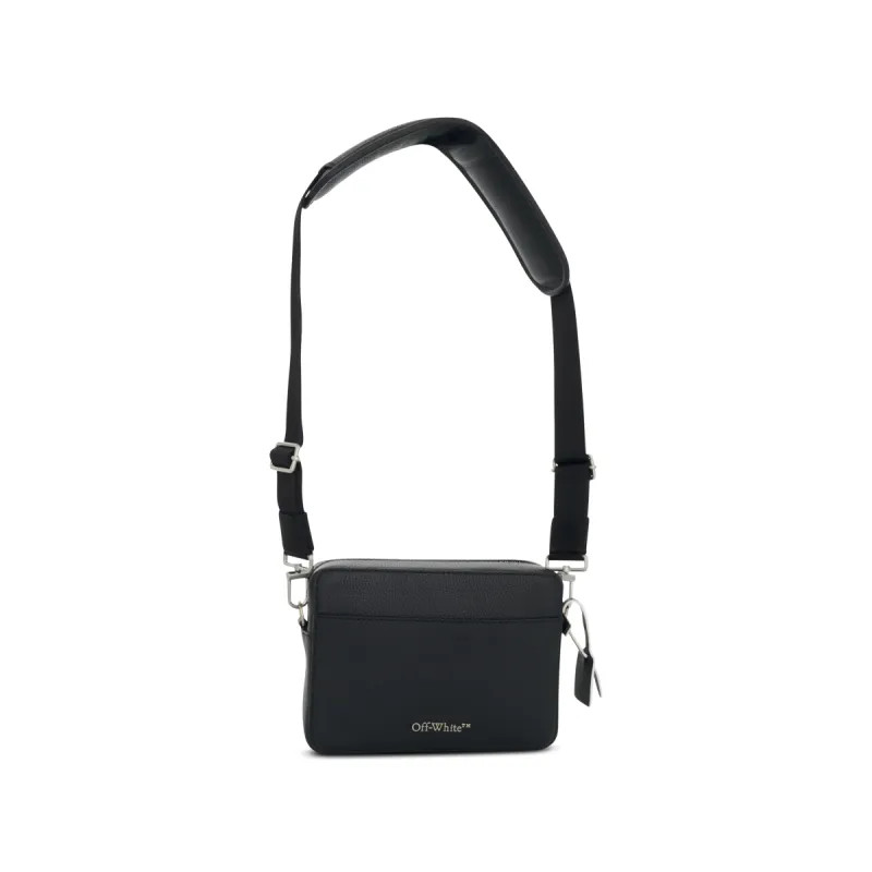 Diagonal Leather Camera Bag in Black sold by MARAIS