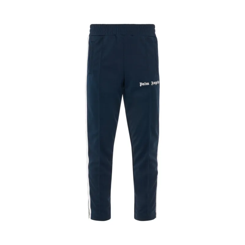 PA Slim Track Pants in Navy Blue/White sold by MARAIS