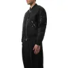 Back Logo MA-1 Jacket in Black sold by MARAIS