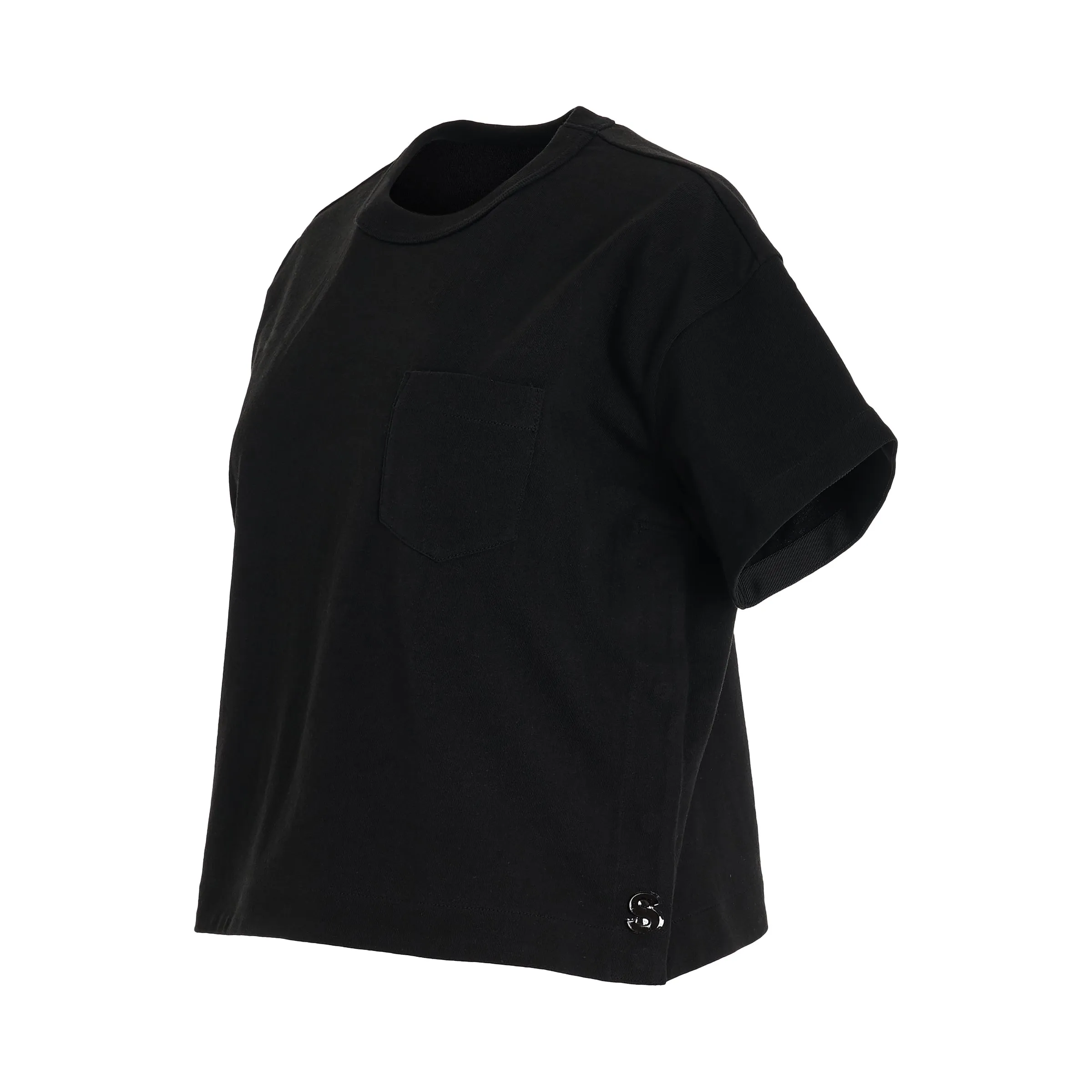 Women S Cotton Jersey T-Shirt in Black sold by MARAIS product image thumbnail 2