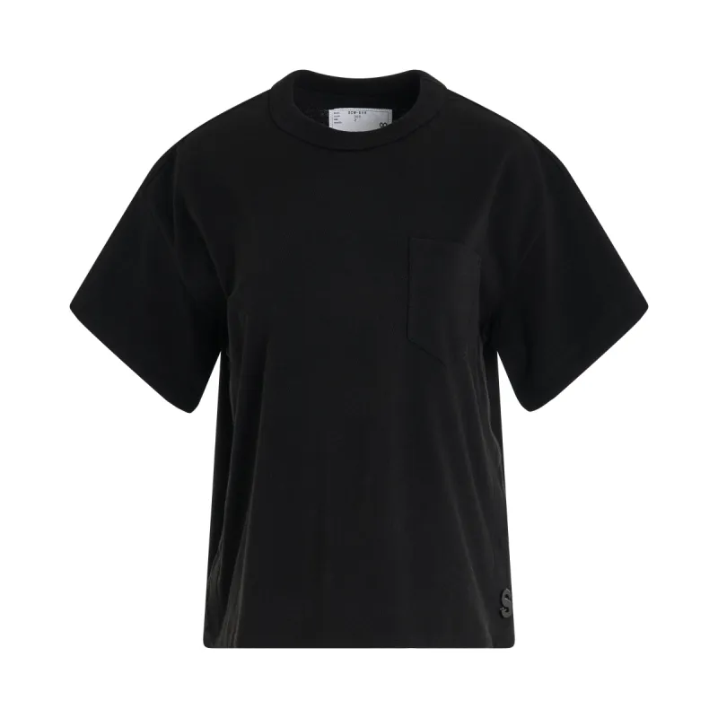 Women S Cotton Jersey T-Shirt in Black sold by MARAIS