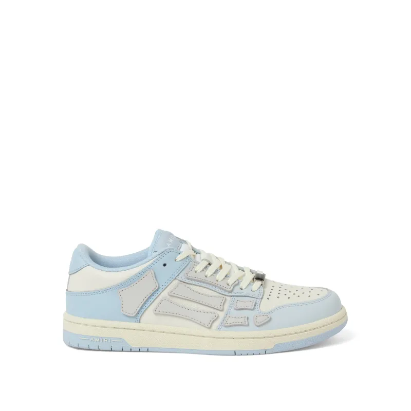 Two-Tone Skeleton Sneaker in Blue/White/Grey sold by MARAIS