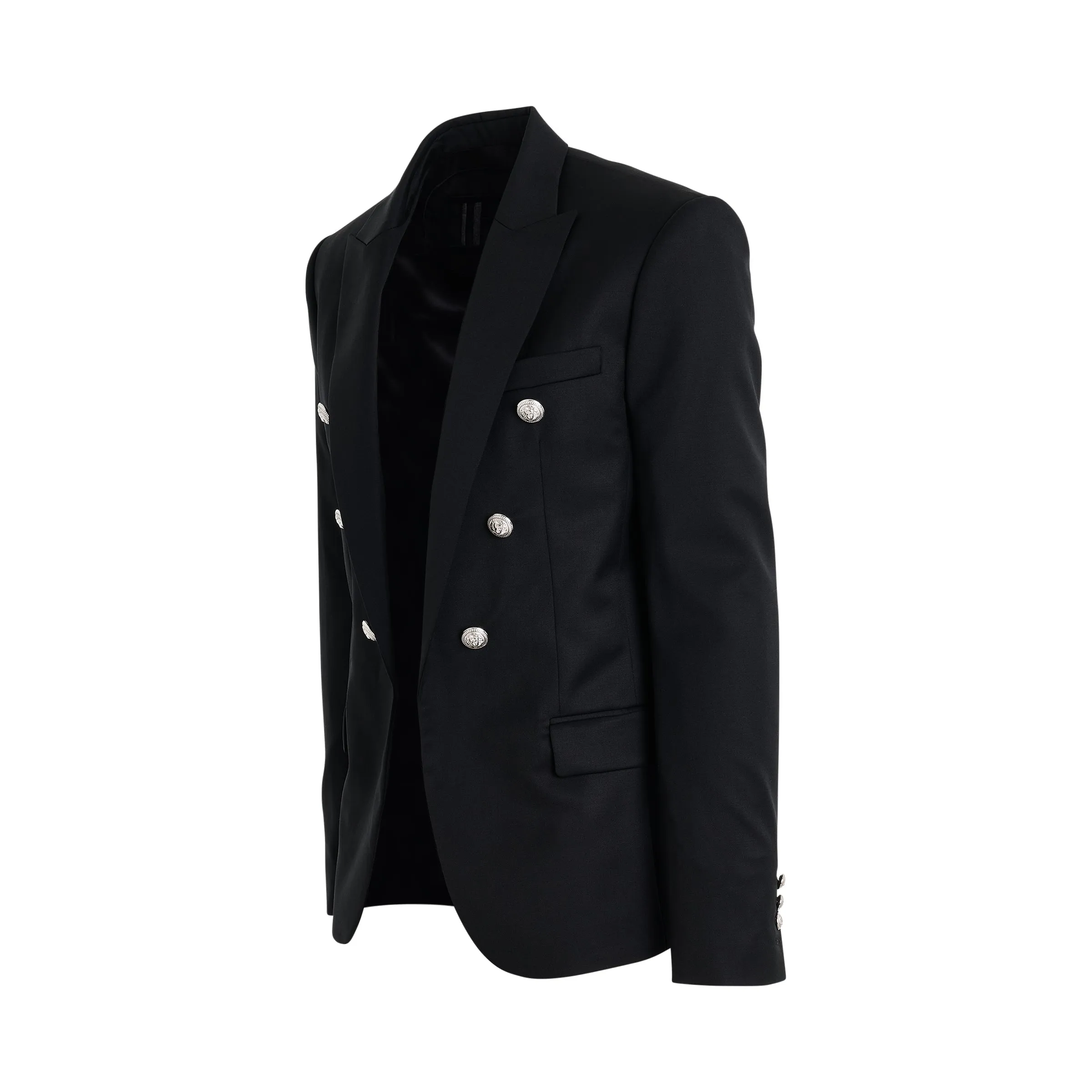 Wool 6 Button Jacket in Black sold by MARAIS product image thumbnail 2
