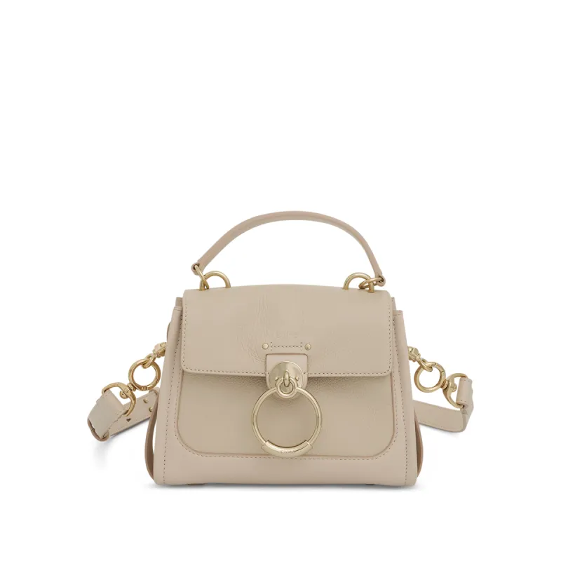 Mini Tess Day Bag in Nude made by Chloe