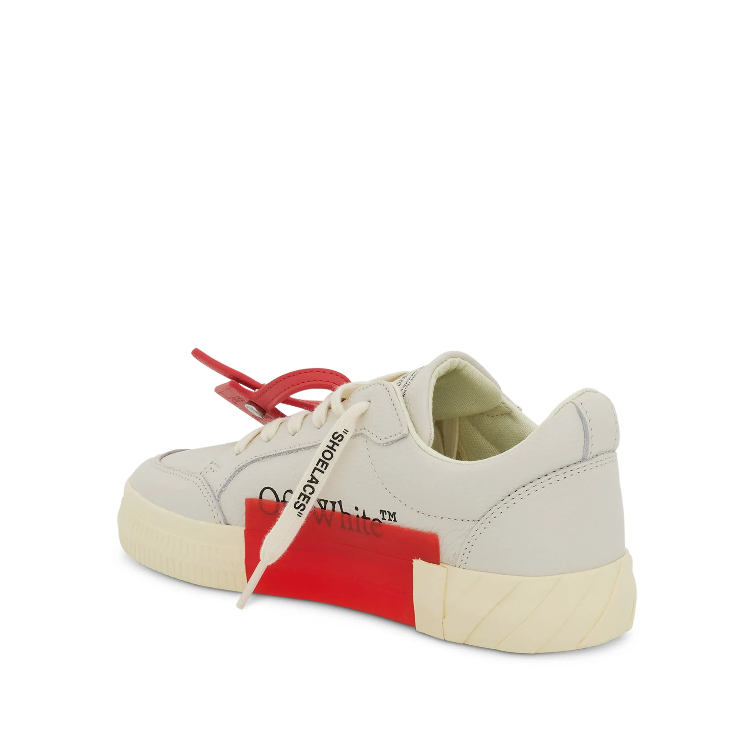 Low Vulcanized Calf Leather Sneakers in White sold by MARAIS product image thumbnail 3