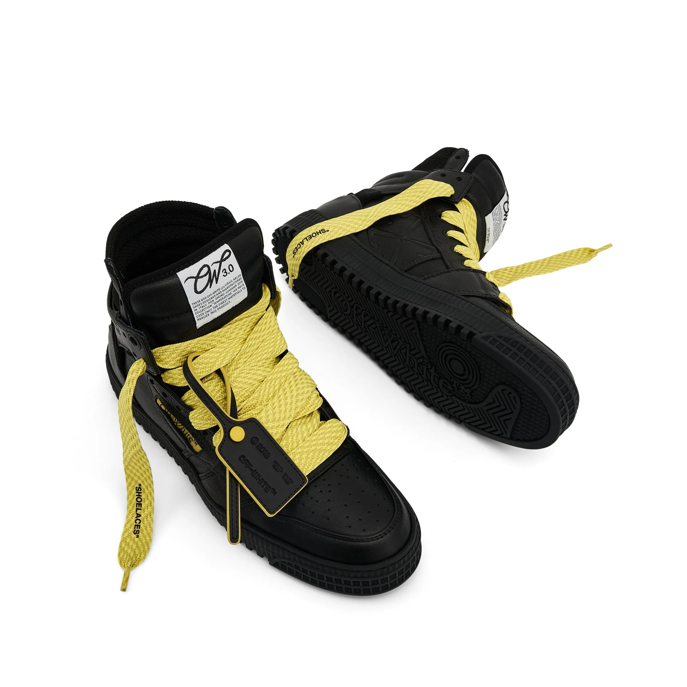 3.0 Off Court Calf Leather Sneaker in Black/Olive sold by MARAIS product image thumbnail 4