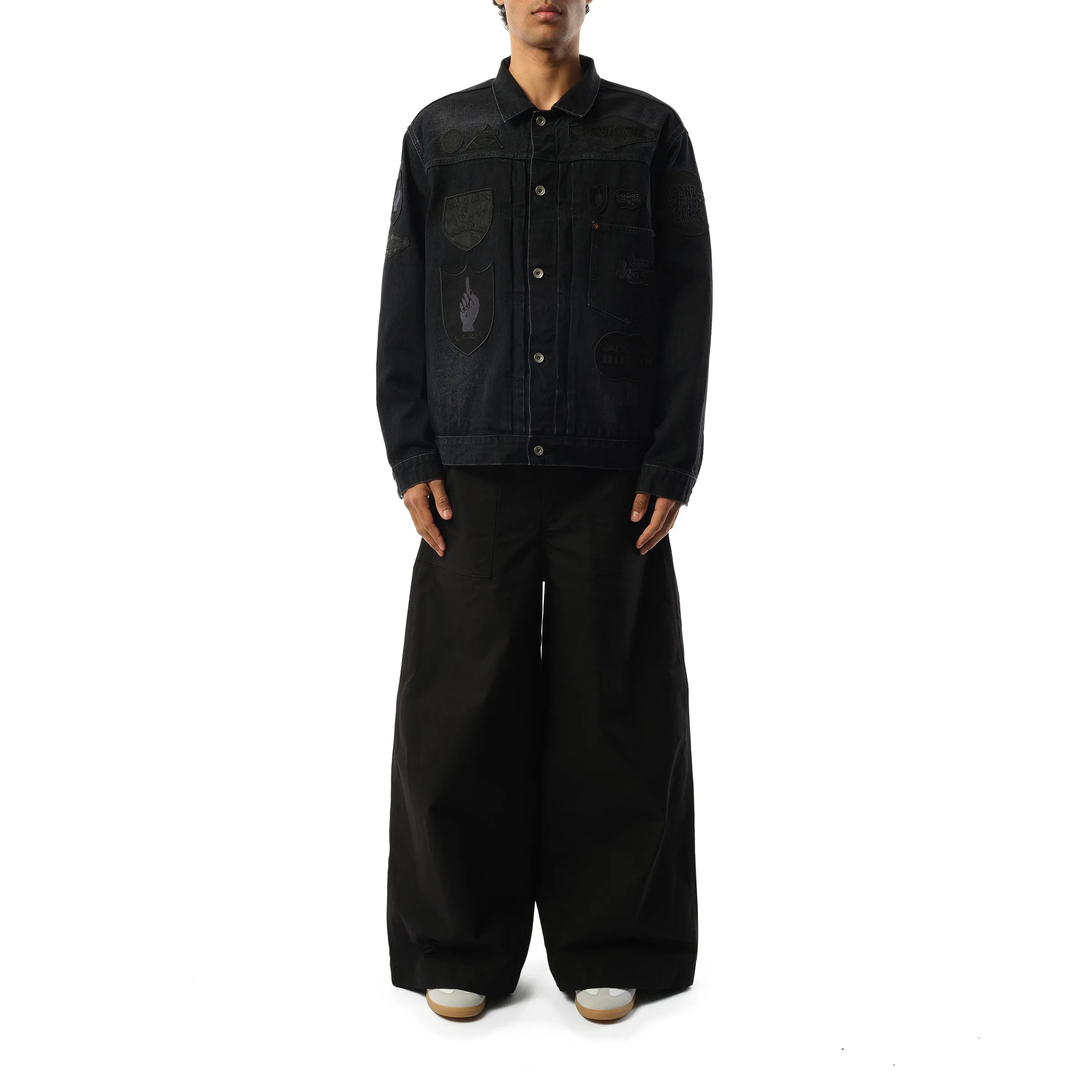 Sacai Gonz Denim Jacket in Black sold by MARAIS product image thumbnail 4