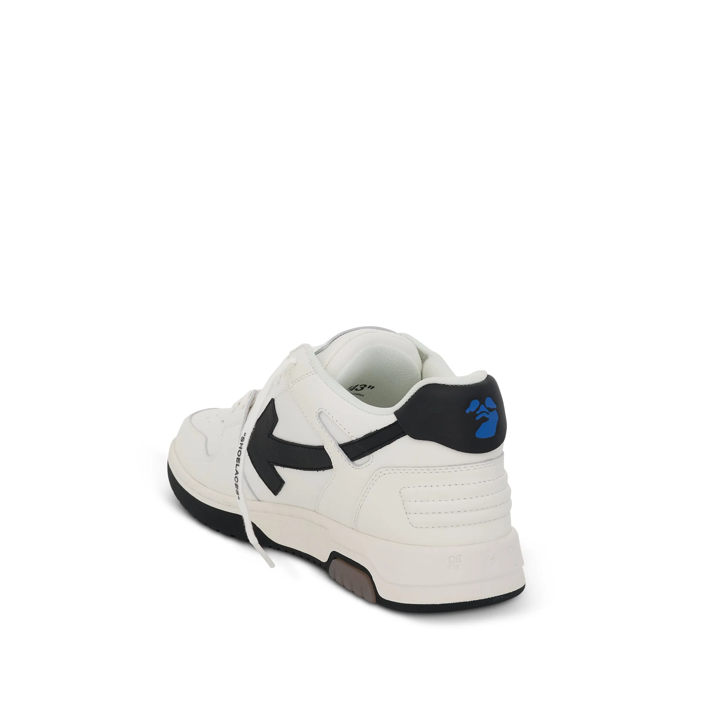 Out Of Office Calf Leather Sneaker in White/Black sold by MARAIS product image thumbnail 4