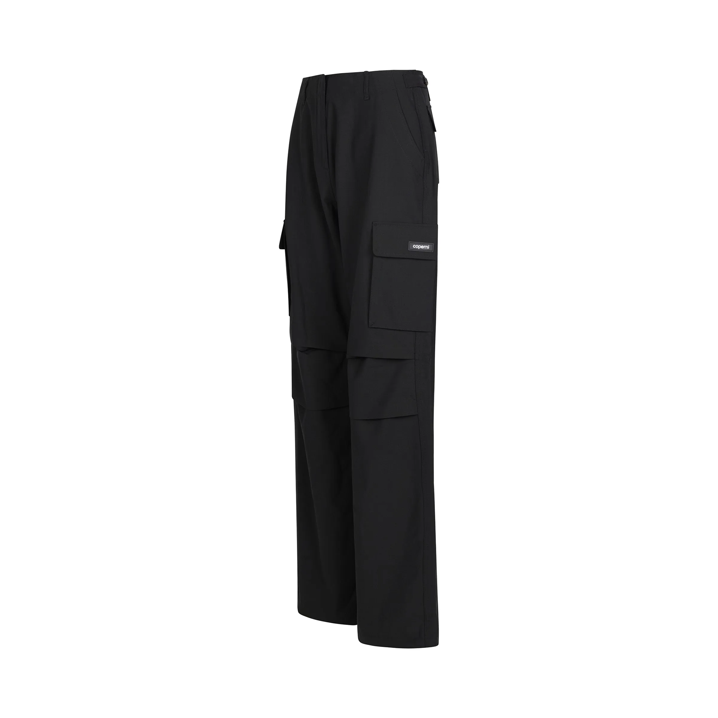 Tailored Wide Leg Cargo Pants in Black sold by MARAIS product image thumbnail 2