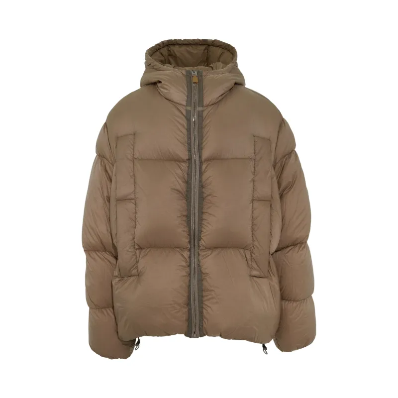 Garment Dye Cloud Puffer in Tan made by Givenchy