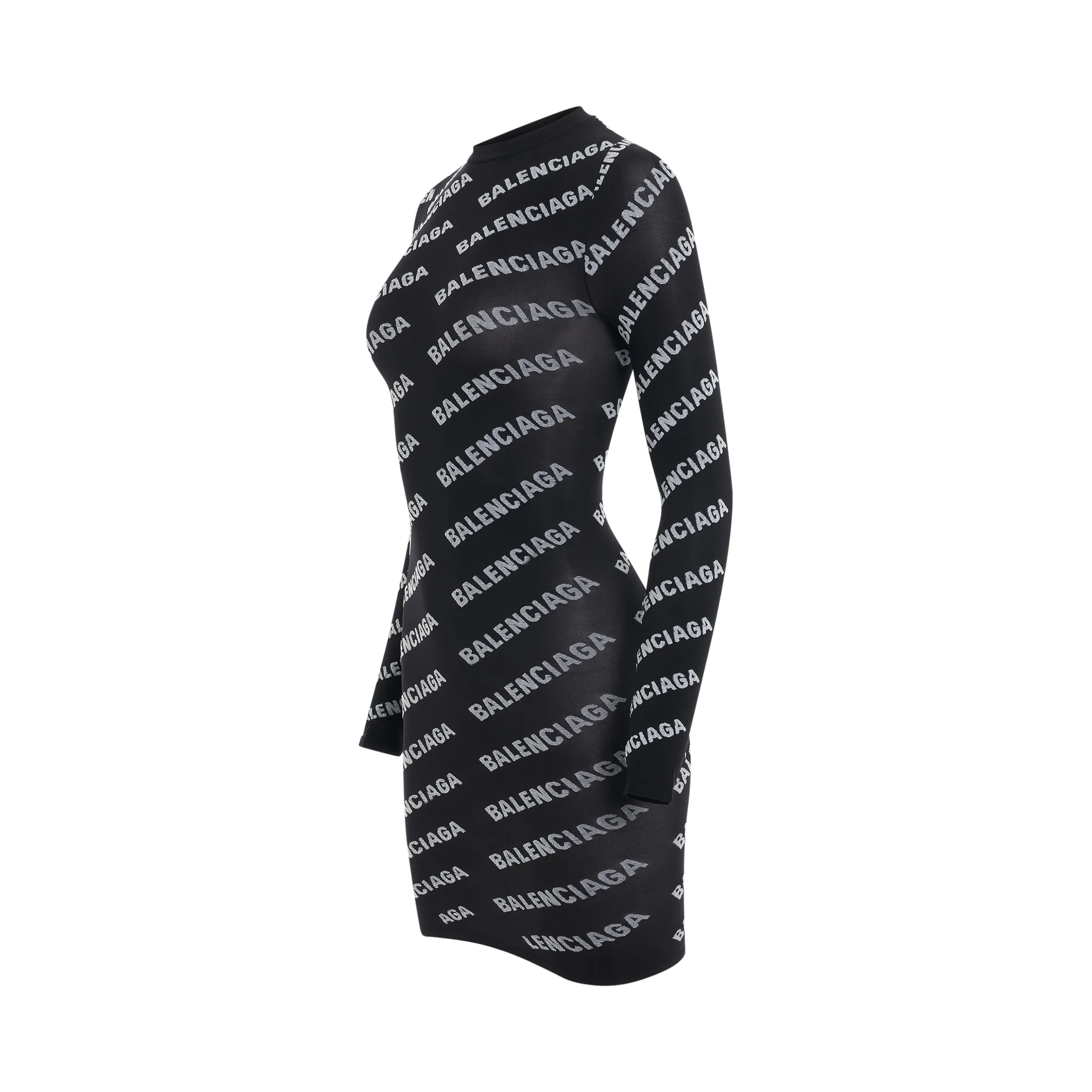 Allover Logo Dress in Black sold by MARAIS product image thumbnail 2