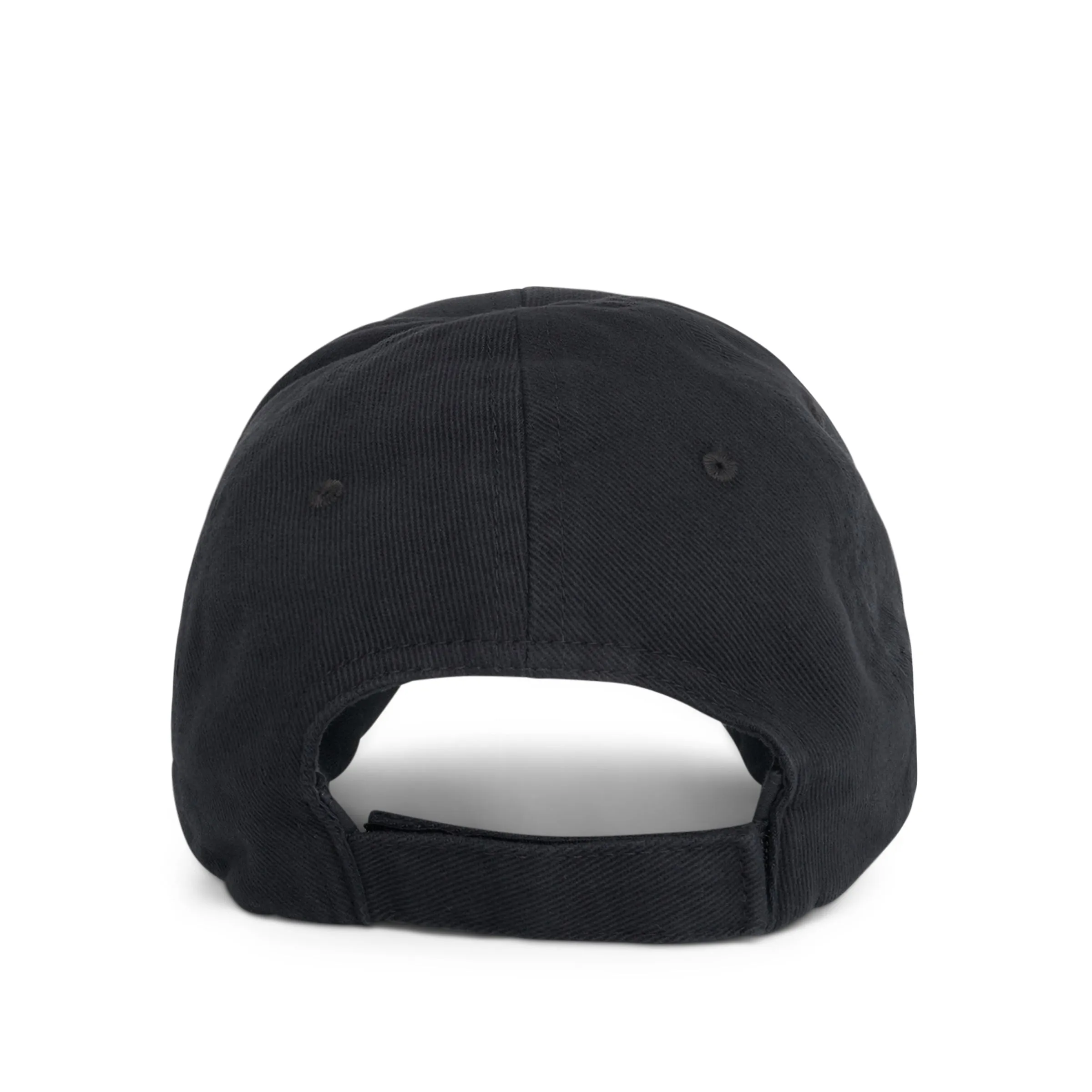 3B Balenciaga Cap in Faded Black/White sold by MARAIS product image thumbnail 3