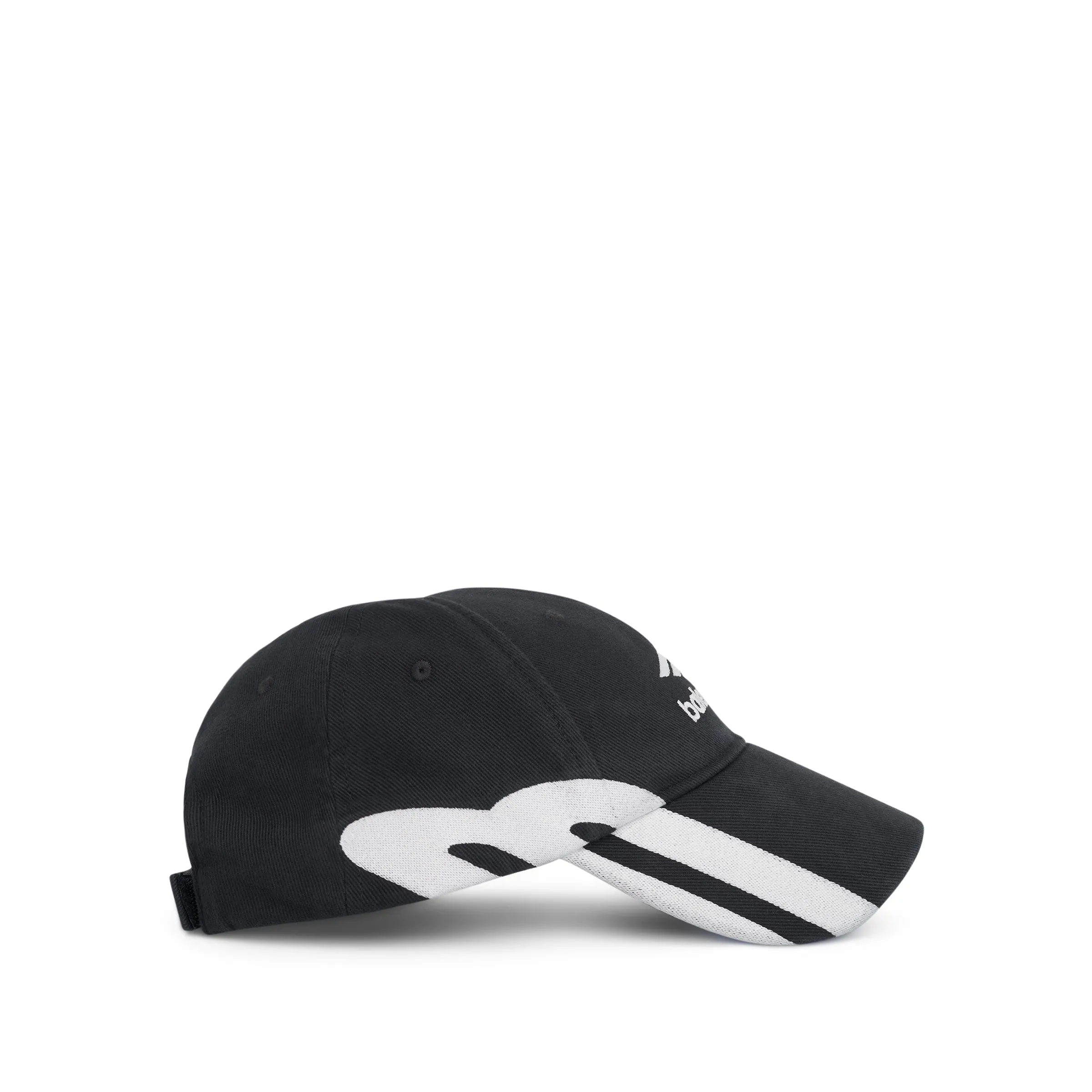3B Balenciaga Cap in Faded Black/White sold by MARAIS product image thumbnail 2