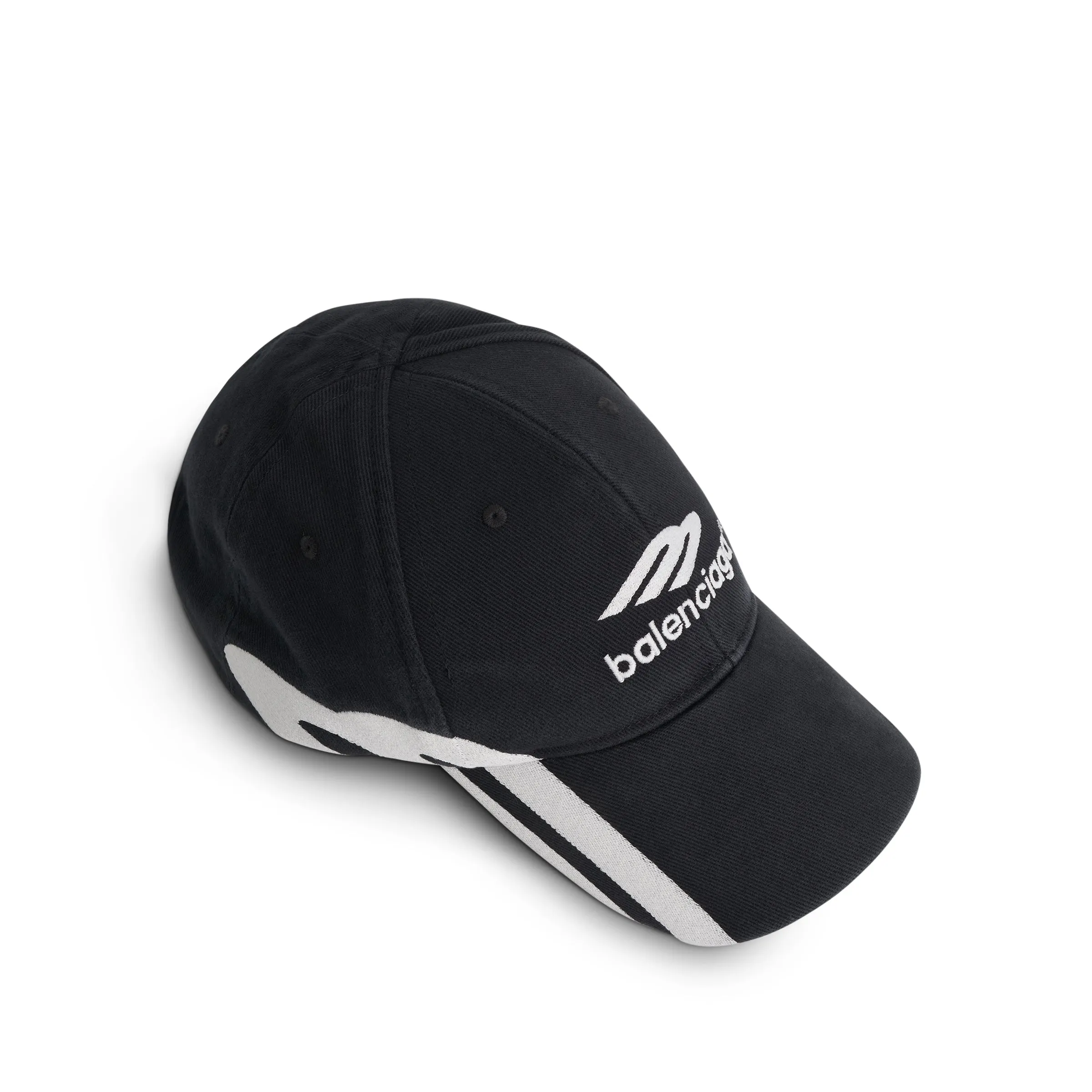 3B Balenciaga Cap in Faded Black/White sold by MARAIS product image thumbnail 4