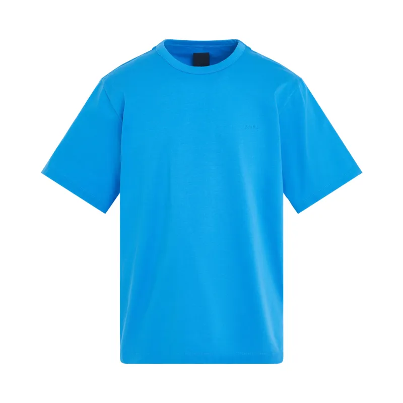 Loose Fit Short Sleeve T-Shirt in Blue sold by MARAIS