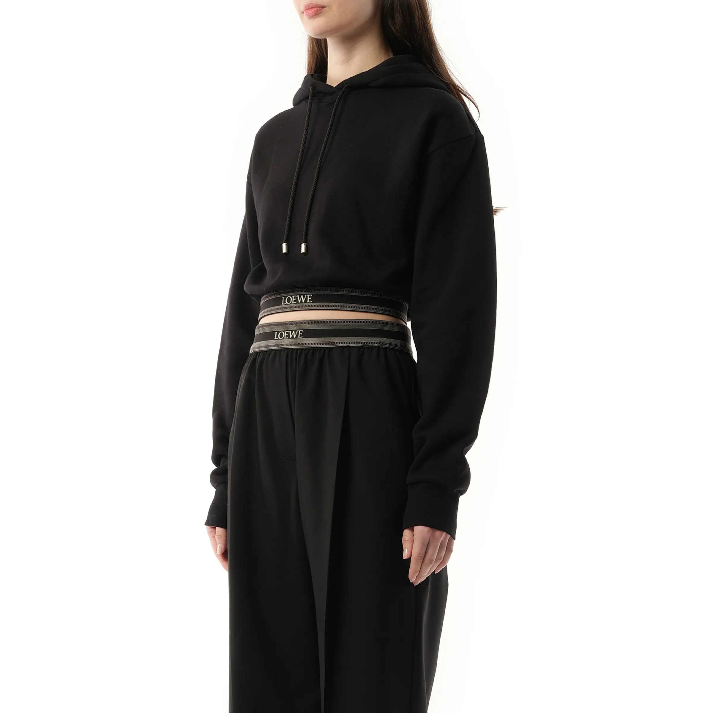 Cropped Hoodie in Black sold by MARAIS product image thumbnail 5