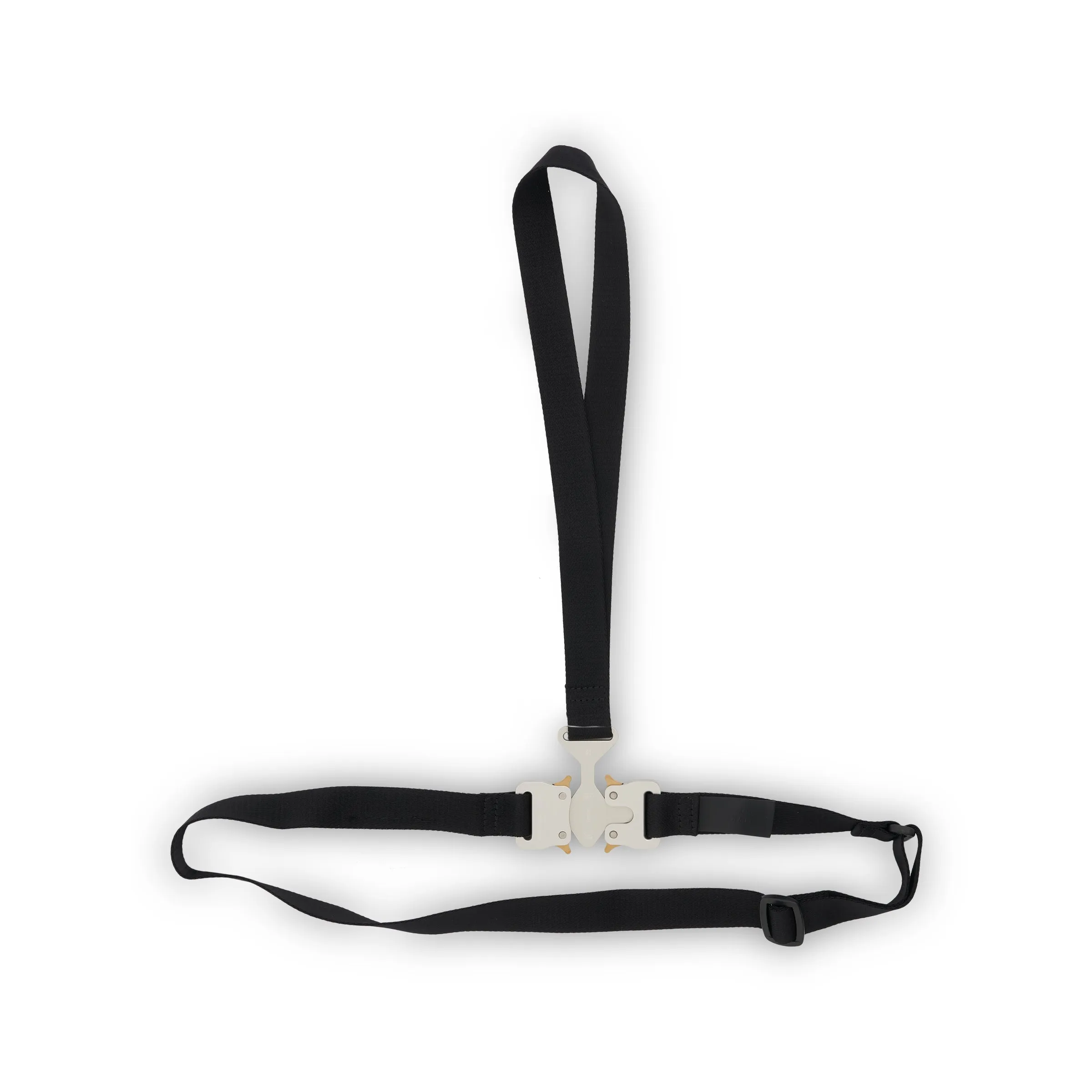 Tri-Buckle Chest Harness in Black sold by MARAIS