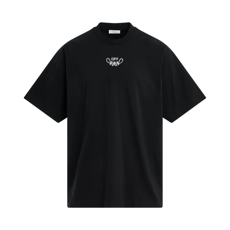 Bandana Half Arrow Oversized T-Shirt in Black/White sold by MARAIS