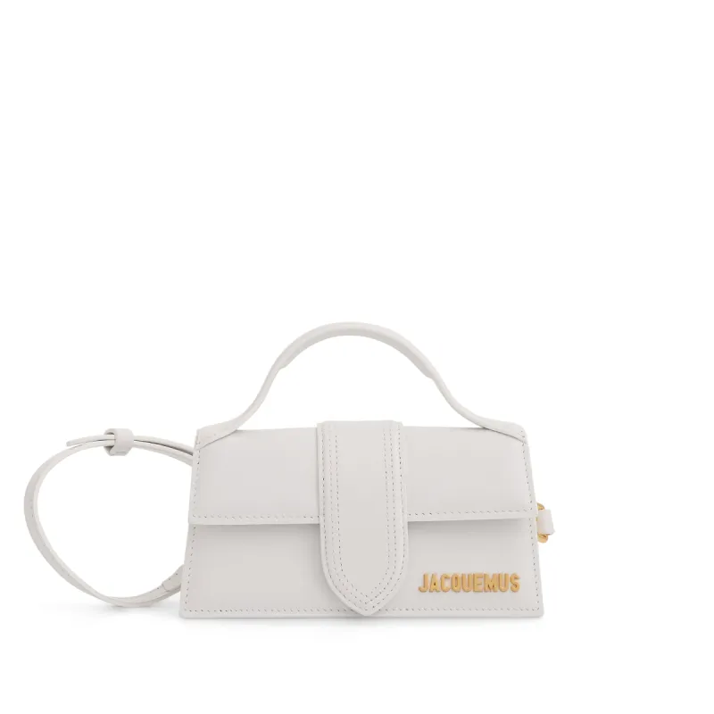 Le Bambino Mini Leather Bag in White sold by MARAIS