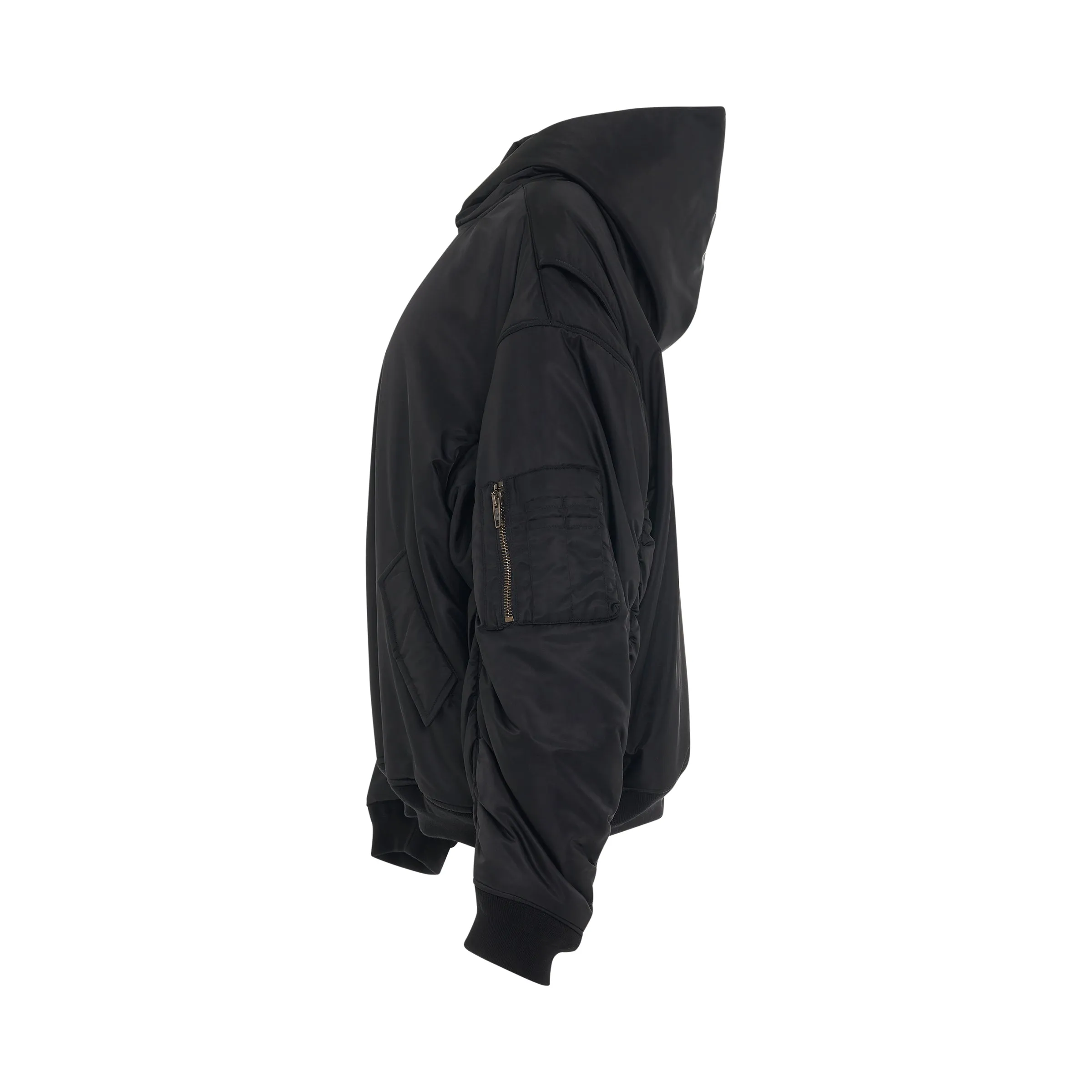 Pull Over Bomber in Black sold by MARAIS product image thumbnail 3