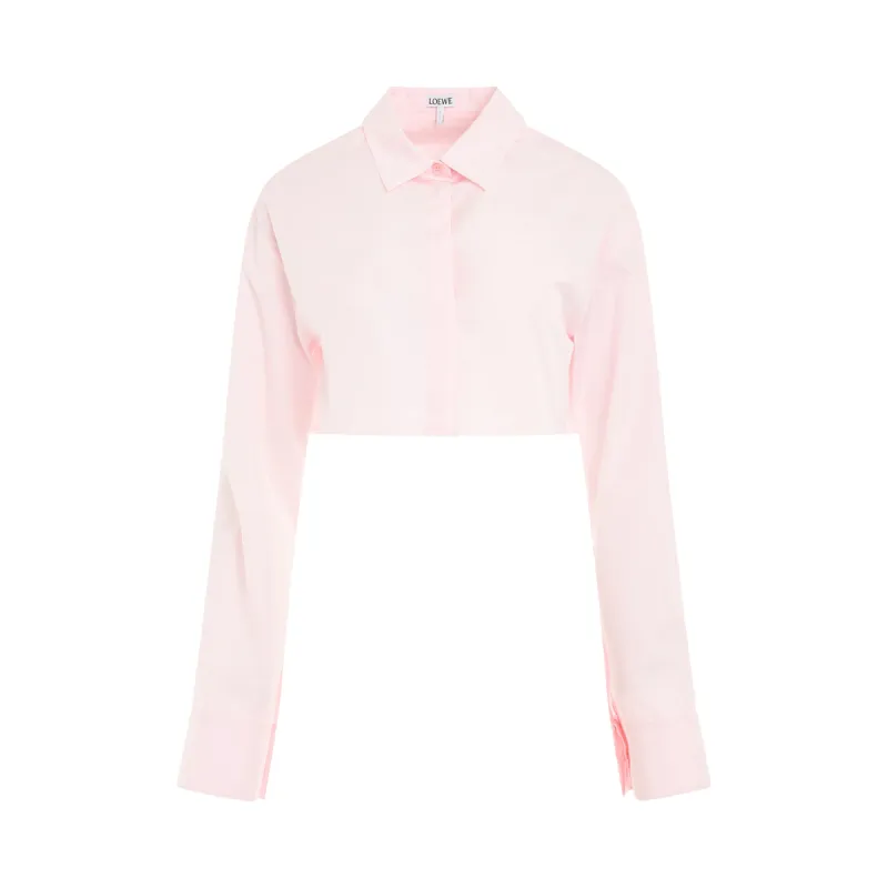 Cropped Shirt in Cotton Candy sold by MARAIS